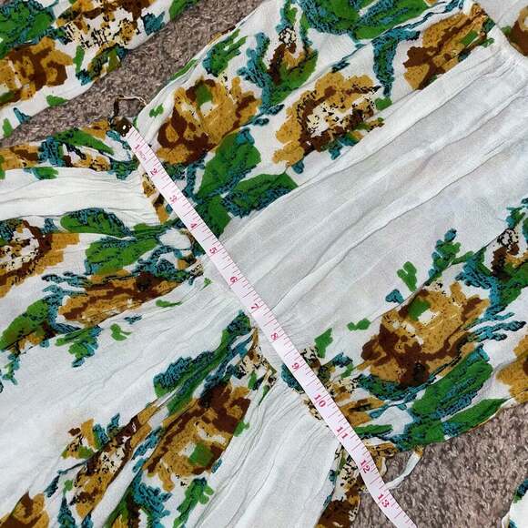 Crazy Train Multi-color Floral Print Long Sleeve Open Front Dress - Picture 5 of 7